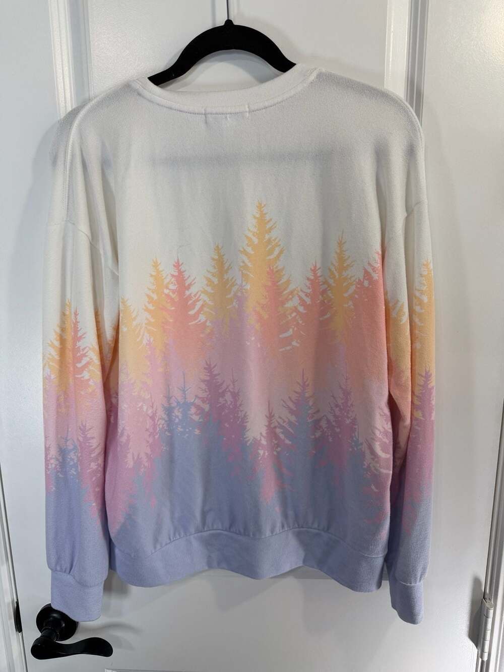 P.J. Salvage Mountain Love Sunset Forest Printed Long Sleeve Sweatshirt - Picture 3 of 7